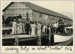 Wedding Party on Wharf "Smiths" 1912