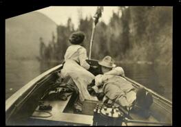 Boating on the upper end of Christina Lake, ca. 1911