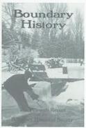 Boundary History : Fifteenth report of the Boundary Historical Society