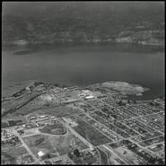 Aerial view of the North End of Kelowna