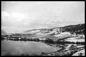 Coldstream Valley, overlooking Kalamalka Lake in winter