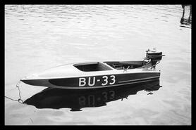 Brad Clark's hydroplane boat BU-33