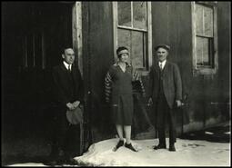 William Howard Cleland and Robert McDonald with unidentified woman
