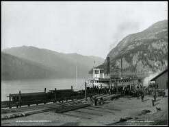 S.S. Slocan at Slocan City wharf
