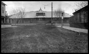 Vernon C.P.R. station, Coldstream Hotel and Parlor Hotel