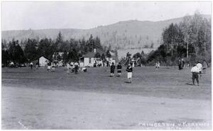 Princeton playing Keremeos in lacrosse game