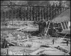 Hydro-electric dam construction