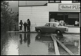 Murry's Store during 1972 Sicamous flood