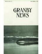 Granby News, Vol 3, No. 12, 1919