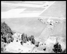 Aerial view of the Hassard Ranch, 5350 Back Enderby Road, Enderby