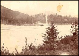 Earliest known photograph of Trail Creek