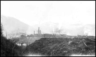 View of smelter