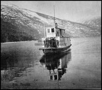 S.S. Wm. Hunter (1892 - 1898) on Slocan Lake