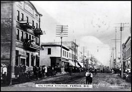 "Victoria Avenue, Fernie, B.C."