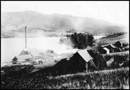 Johnston and Carswell's sawmill located on the shores of Long (Kalamalka) Lake