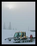 Work crew at Sovereign Lake Nordic Centre