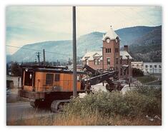 Granby Mining Co. large excavator with shovel