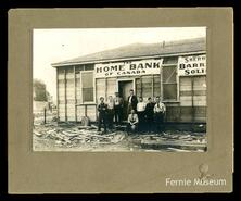 Temporary Home Bank and offices of Sherwood Herchmer