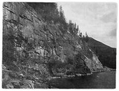 Before construction of Slocan - Silverton Road