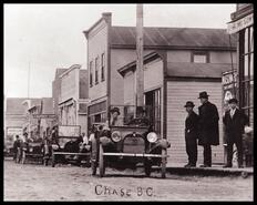 Automobiles in downtown Chase