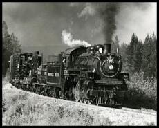 Museum train, C.P.R. locomotive #3716