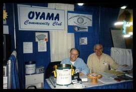 Don Butterworth and Al Kuhn at Oyama Community Club booth at the Lake Country Home Show