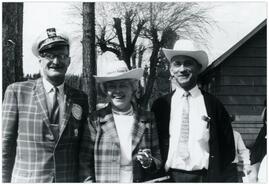 Group photograph with Rita Huckle and Mayor Ike Plecash
