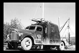 Okanagan Telephone construction crew truck