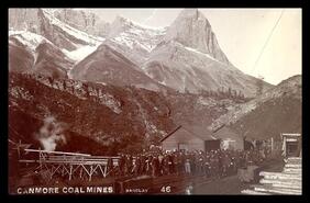 Coal mine workers, Canmore