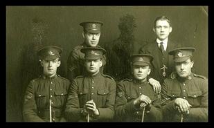 Group of unidentified World War I soldiers