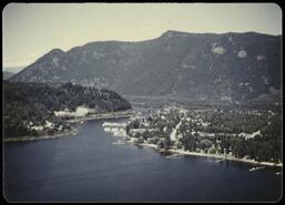 Aerial view of Sicamous