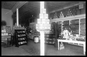 Interior of McKim and LeRoy Grocery Store, Grand Forks, B.C.