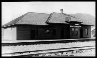 Great Northern Railway depot, Grand Forks, B.C.