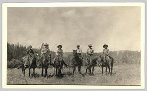 Unidentified men on horseback