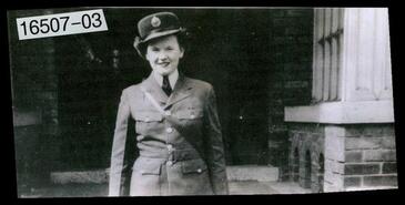 Dorothy Miller in uniform