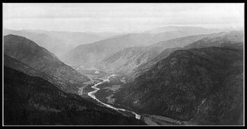 Similkameen Valley and River from the ore bin