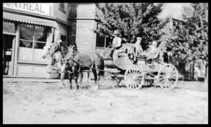 Bank of Montreal & horse wagon