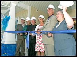 Ribbon cutting ceremony for the Hospice House expansion
