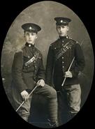 Charlie and Stan Botting in uniform