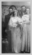 Wedding picture of Clarence Richards and Amy Pyott