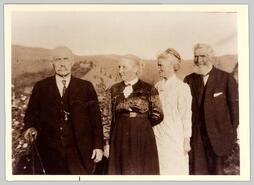 Cornelius O'Keefe, Elizabeth Greenhow with Mr. and Mrs. A.L. Fortune