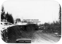 Men working on road, Lower Slocan Valley