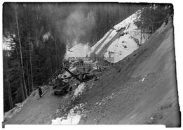 Road building, Lower Slocan Valley