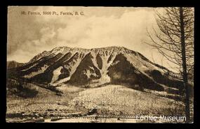 "Mt. Fernie, 5000 ft"