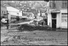 Aftermath and cleanup following 1969 flood
