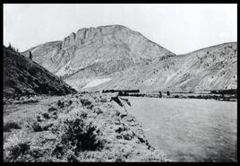 Arthur Seton Mountain in background at Spences Bridge
