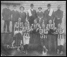 Soccer team and Billinghurst cup
