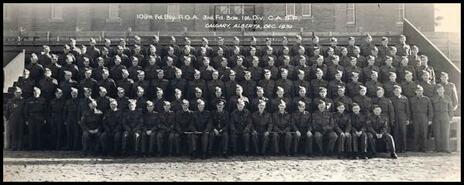 109th Fd. Bty. C.G.A. 3rd Fd. Bde. 1st Division C.A.S.F., Calgary