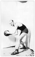 Basketball player, W. Gourlay