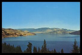 Roadside view looking across Kalamalka Lake